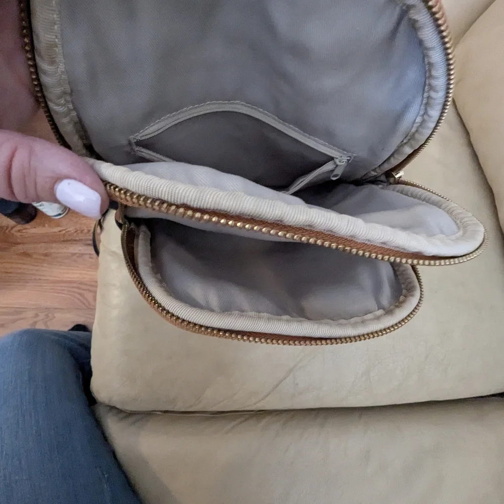 Valentina Black and Brown Backpack - Picture 10 of 12